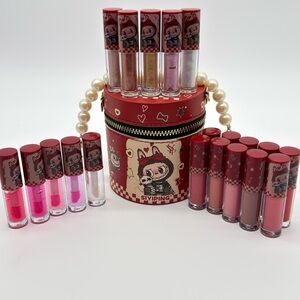Cute 20pcs Labubu Inspired Beauty Set with Case